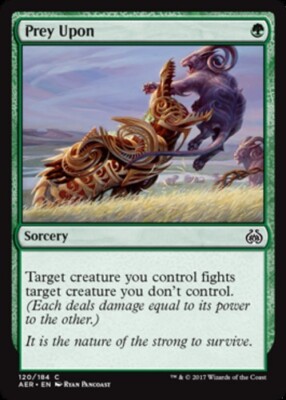 Prey Upon - Foil x1 - Aether Revolt - NM-Mint, English - Aether Revolt