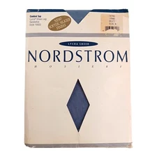 Nordstrom Hosiery Lycra Sheer Control Top Pantyhose - 19502 - Delft Blue - Sz B