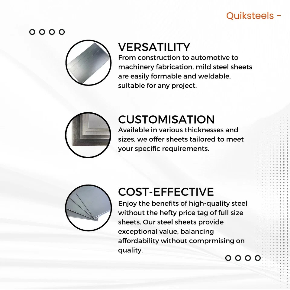 Steel Sheet Plate 1mm 1.2mm 1.5mm 2mm 3mm 4mm 5mm 6mm 8mm Mild Steel - Image 3 of 4