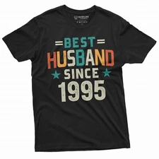 Men's Best Husband Since Custom T-shirt anniversary customizable personalized T