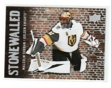 2018-19 Upper Deck Series 1 Stonewalled Malcolm Subban Las Vegas Golden Knights