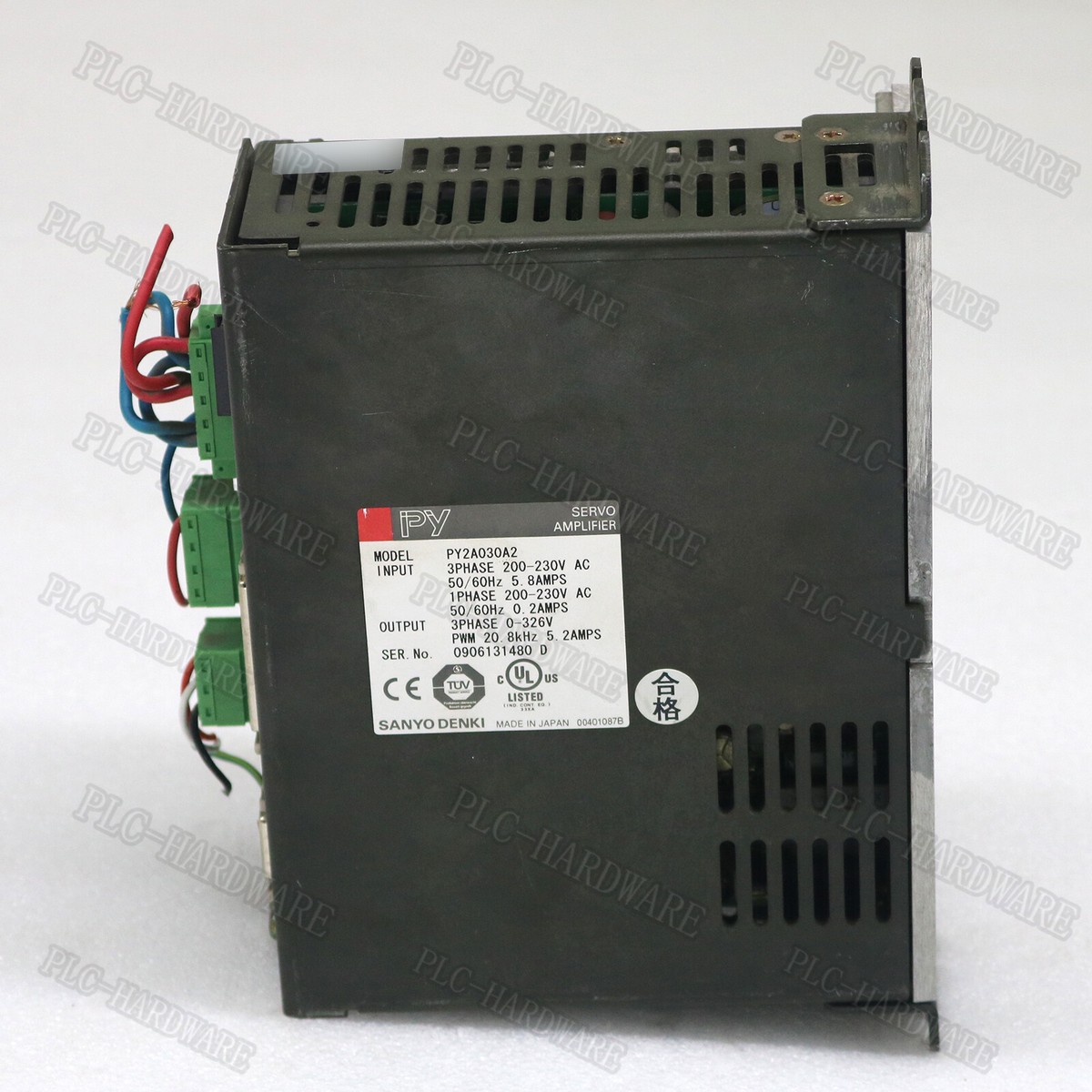 Used PY2A030A2 servo amplifier For SANYO DENKI Free Shipping Used PY2A030A2 servo amplifier For SANYO DENKI Free Shipping