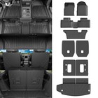 Floor Mats Backrest Mat TPE Trunk Liners For 2016-2025 Dodge Durango 6&7 Seats