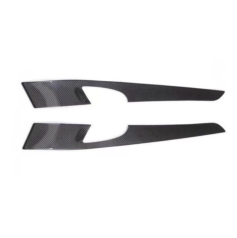 Interruptor de marco de puerta interior de coche de fibra de carbono seco para Porsche Panamera 970 10-16 Foto 3 de 4