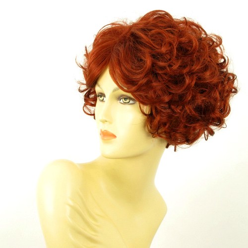 short wig for women curly intense coppery ref: LADY 350 PERUK - Picture 2 of 9