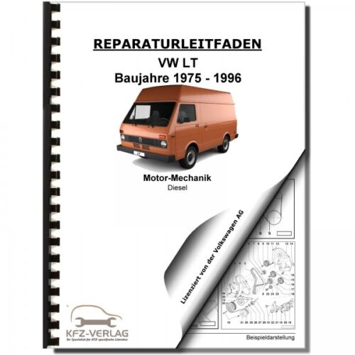 VW LT (75-96) 6-Zyl. 2,4l Dieselmotor 70-102 PS Mechanik - Reparaturanleitung - Afbeelding 1 van 7