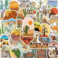 10pcs Desert Hiking Outdoors Stickers- Scrapbook, Journal, DIY Crafts  Cards
