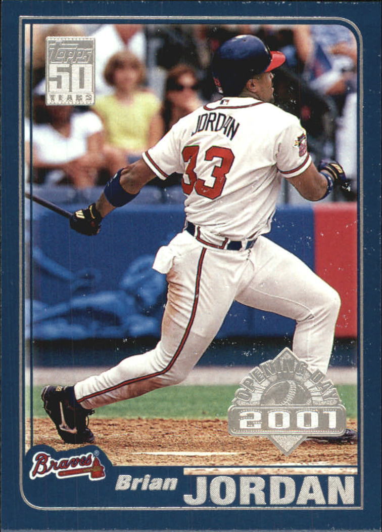 2001 (BRAVES) Topps Opening Day #7 Brian Jordan