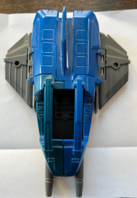 1989 Hasbro G1 Transformer Skystalker Pod Shuttle Part Micro Blue Gray Ship Piec