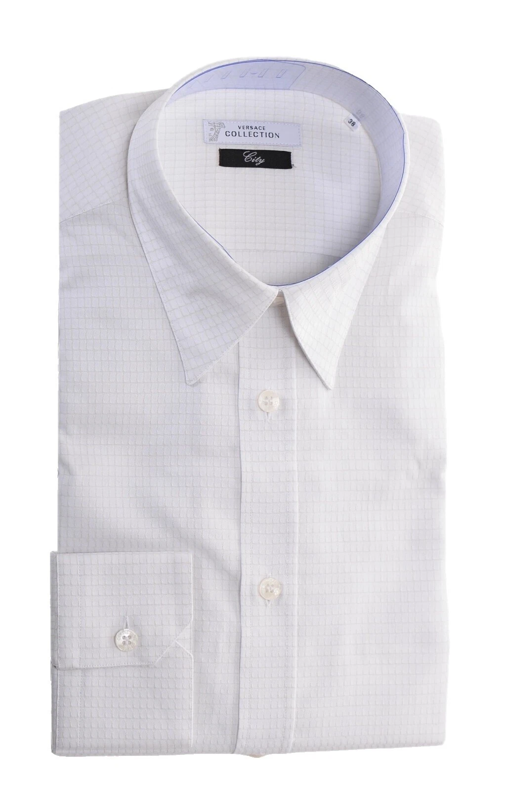 Camisas Sociais Versace Collection Ajuste Regular para Homens