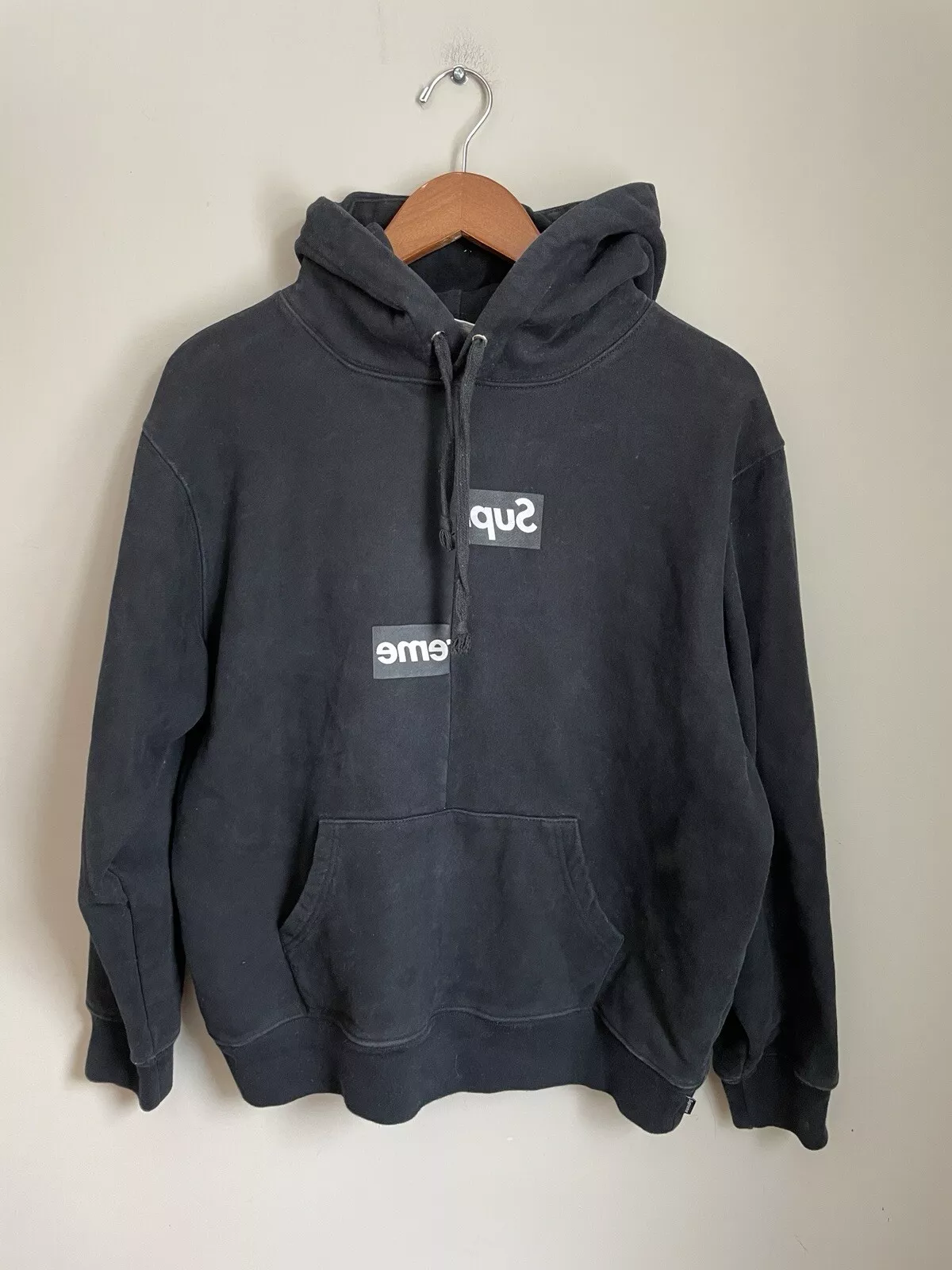 Sweat à capuche homme Supreme x CDG Comme Des Garçons Split Box Logo Medium