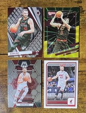 Kevin Love Sports Card Lot (4) (Base & Green & Yellow Lazer Holo)
