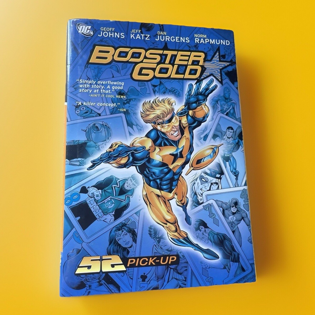 DC Comics BOOSTER GOLD 52 PICK-UP (HC 2008) Geoff Johns Jeff Katz Dan  Jurgens