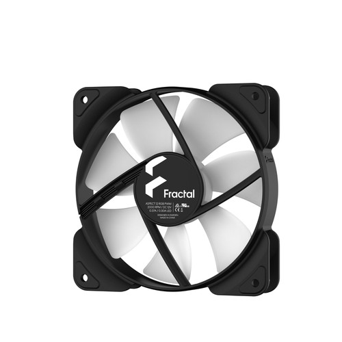 Fractal Design Aspect 12 RGB PWM Computer case Fan 12 cm Black 1 pc(s) - FD-F... - Afbeelding 5 van 5