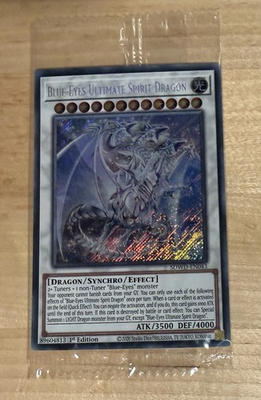 #ad Blue Eyes Ultimate Spirit Dragon SDWD EN043 Secret Rare Sealed $6.99