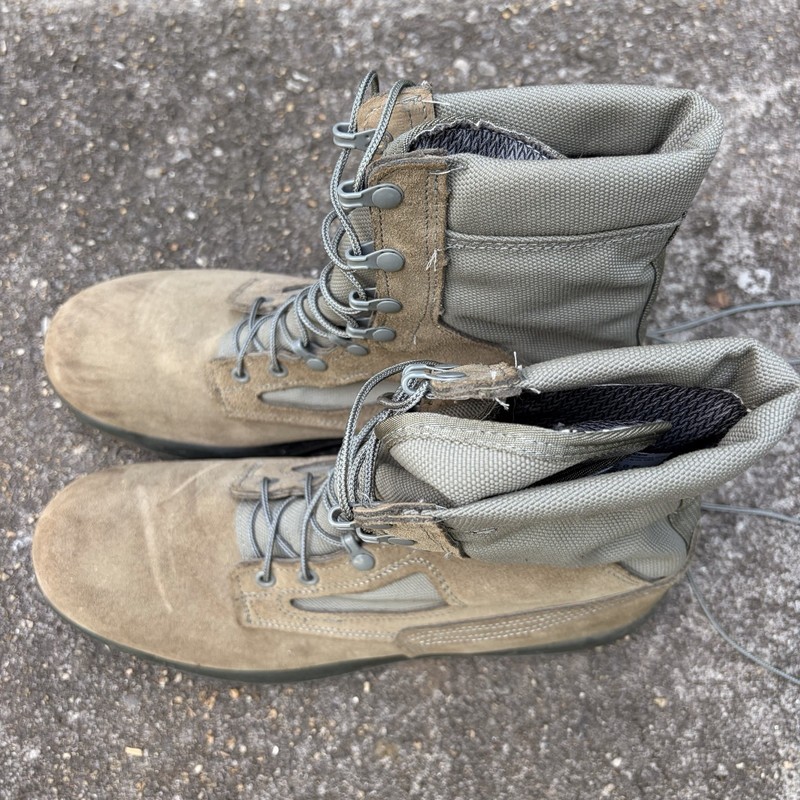 Belleville Men’s Tactical Combat Boots Tan Solid US 13 Wide MPN 16-D-1023
