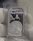 Happy Halloween 1 oz .999 Silver Art Bar in Plastic