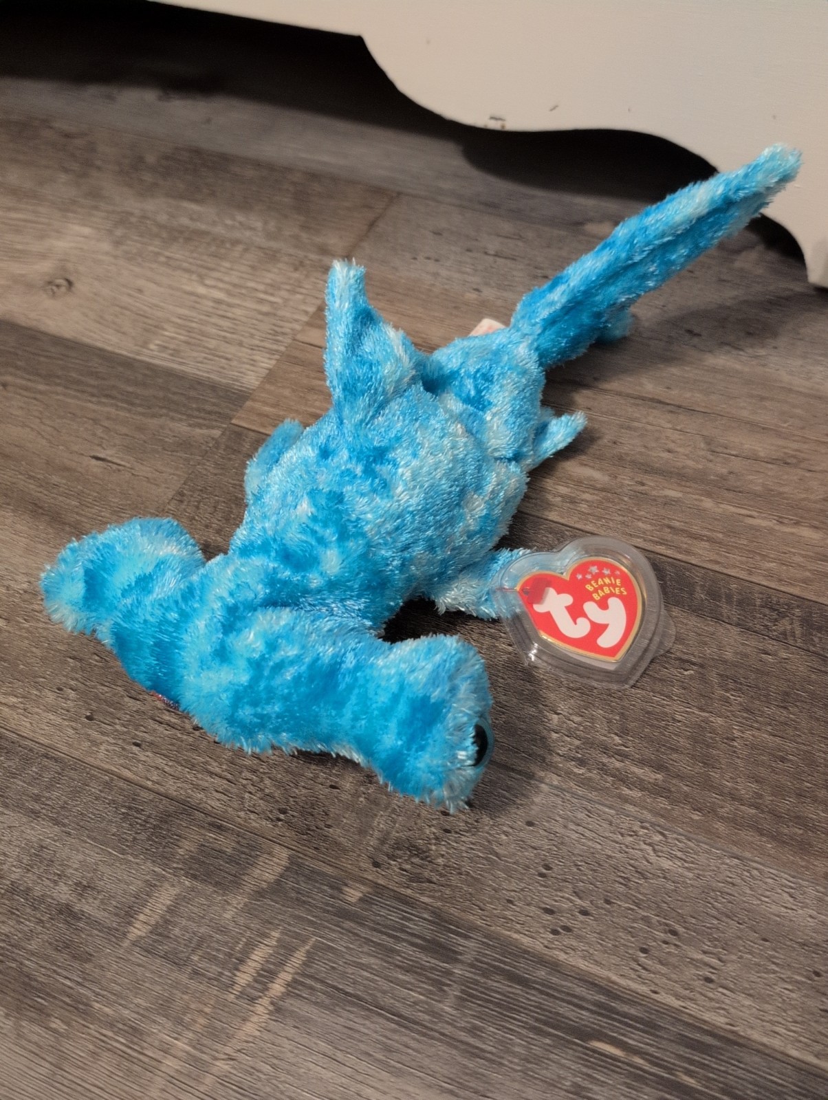 TY Beanie Baby Retired Sledge The Hammerhead Shark 2002 With Tags