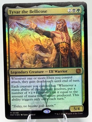 Tyvar the Bellicose FOIL March of the Machine: The Aftermath MTG NM 0048