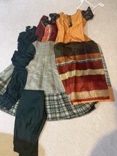 Salwar Kameez Dress with 2 Top and Dupatta Indian Wedding Party