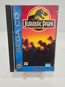 Jurassic Park (Sega CD 1993) CIB Complete w/ Manual & Reg Card + Foam Insert VGC
