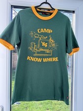 Levis x Stranger Things Netflix collab Camp Know Where Tee Dark Green - Small