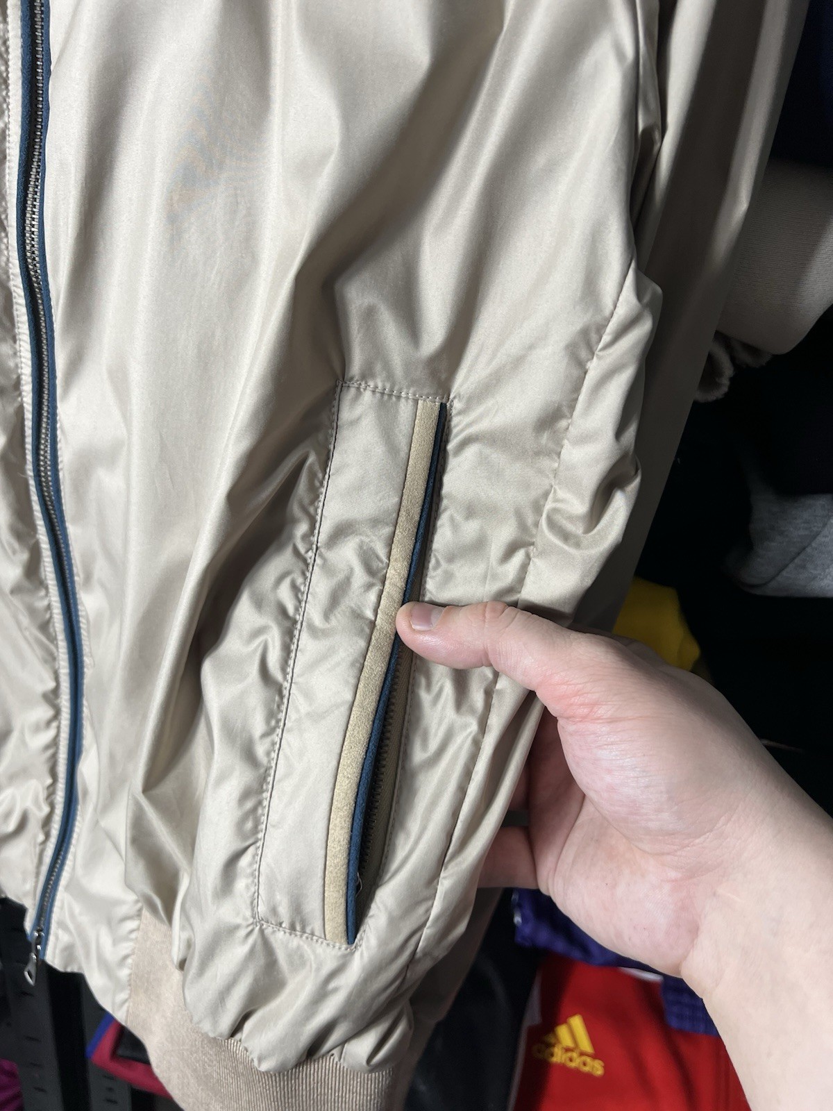 Paul & Shark Yachting Premium Bomber Beige Jacket – Size XL Rare image 7