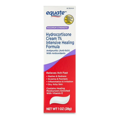 Equate Maximum Strength Anti Itch Hydrocortisone Cream 1% Intensive Healing Form