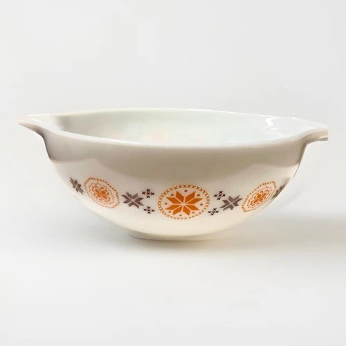 Vintage Pyrex 444 Cinderella Mixing Bowl Orange/brown Town & Country