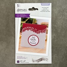 Crafters Companion Gemini Mistletoe and PIne EdgeAbles Border Die Holiday Cards