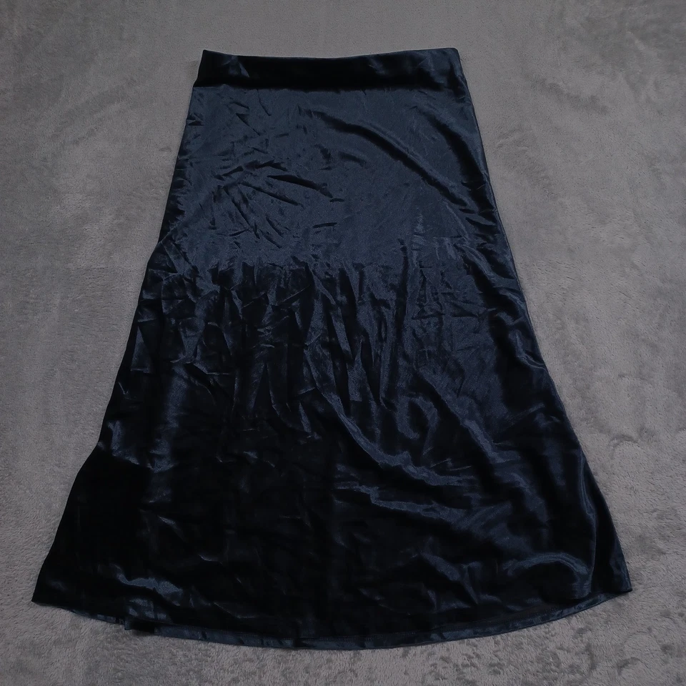 Falda Banana Republic para mujer pequeña negra de terciopelo preppy nueva con etiquetas Foto 4 de 4