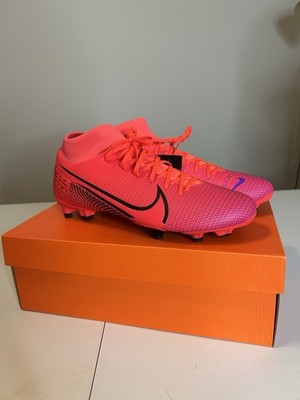 Nike Superfly 7 Academy FG/MG Mercurial Football Cleats Pink Size 10.5