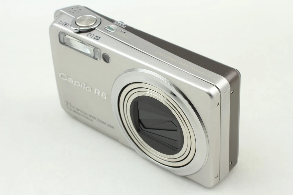 [MINT] RICOH Caplio R6 Red 7.2 MP Digital Camera w/Box FROM JAPAN - Image 3 of 4