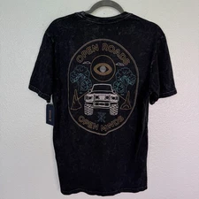 Roark Shirt Mens Small Open Road Open Minds Tee Tshirt Casual Travel Explore NEW