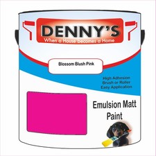 Dennys Emulsion Walls Paint - Blossom Blush Pink