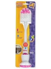 Nuby 2-in-1 Bottle  Nipple Brush Color: blue/white Size: one size