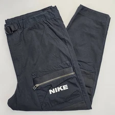 Nike Men's Sportswear City Made Ripstop Woven Relaxed Cargo Pants Size L Black