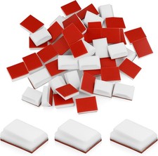 60 PCS Light Strip Mounting Clips White Self Adhesive LED Light Fasteners for