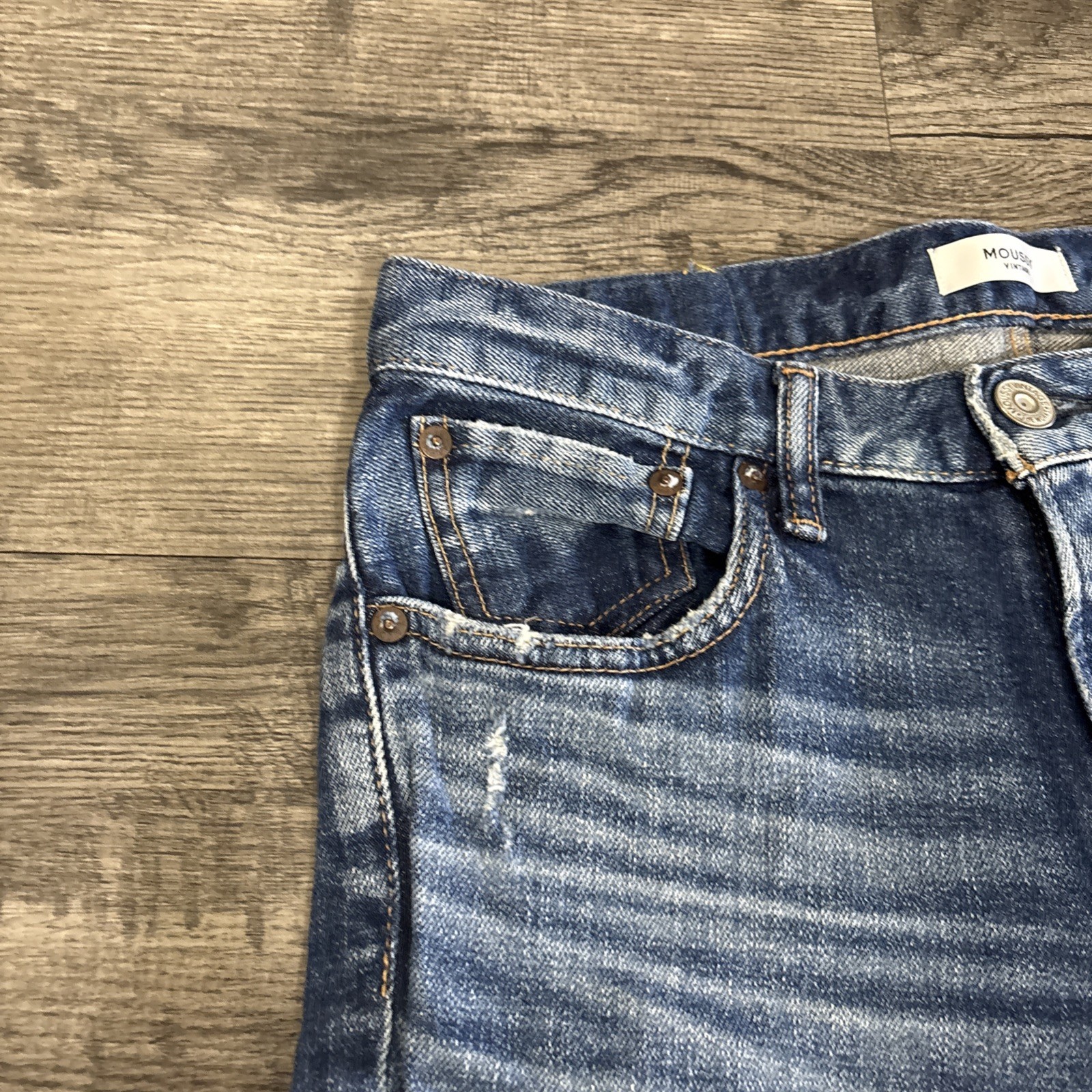 MOUSSY VINTAGE Women's Distressed Skinny Jeans Denim 28 Fits 30 X 26 - View 3