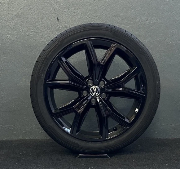 Original VW T-Cross C1 &Taigo 18 Zoll Köln Alufelge Felge schwarz 2GM601025F Rad - Bild 2 von 4