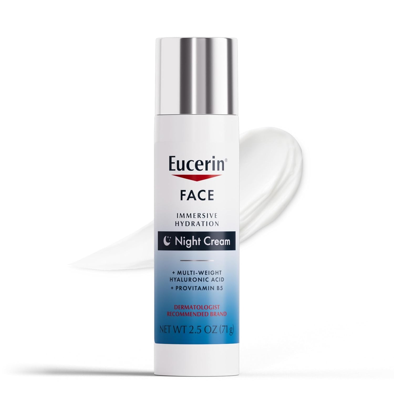 Eucerin Face Immersive Hydration Night Cream with Hyaluronic Acid and...
