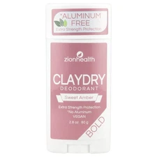 Bold, ClayDry Deodorant, Sweet Amber, 2.8 oz (80 g)