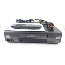 Toshiba M-674 VHS VCR Video Cassette Recorder Hi-Fi Stereo Remote Manual Tested
