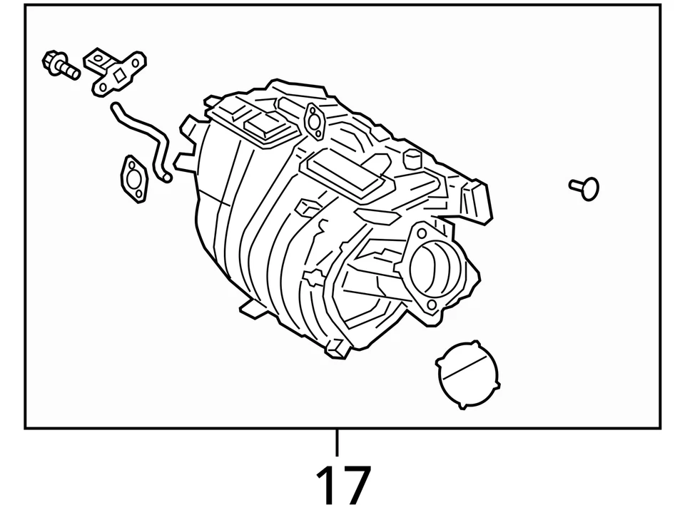 2021 GENUINE! TOYOTA AVALON ENGINE INTAKE MANIFOLD 17120-F0060 OEM - Image 4 of 4