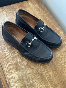 Mocassins Gucci Lug Sole Horsebit noirs hommes US 9 EU 43 UK 8
