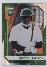 2021 Panini Elite Extra Edition Status Green 389/499 Quincy Hamilton #148 et6