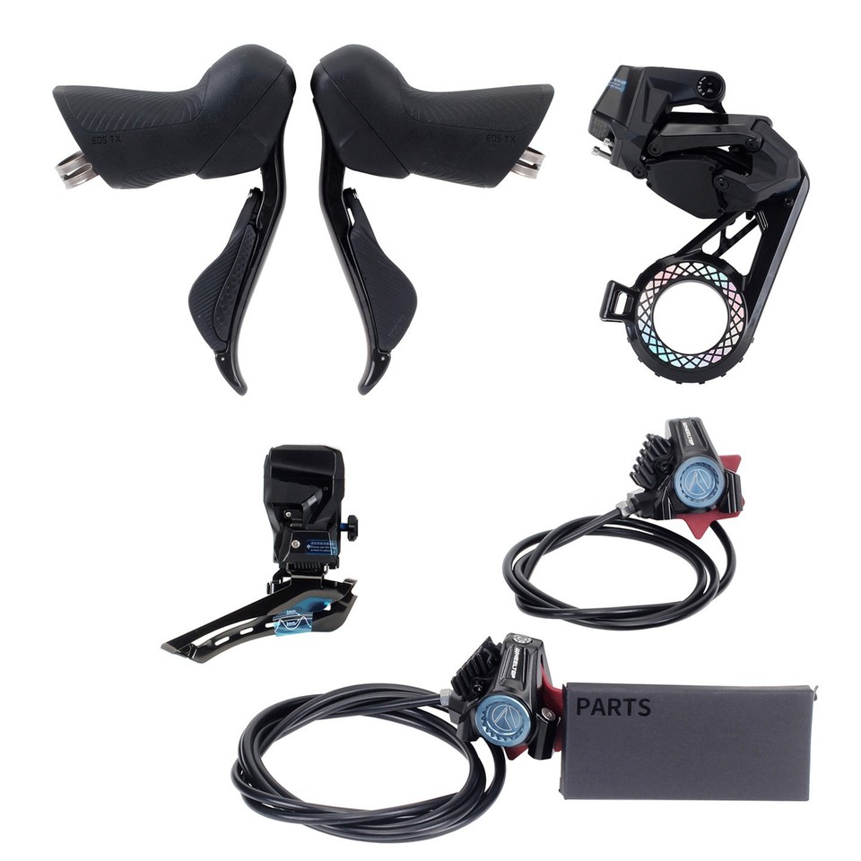 EDS TX rear derailleur with carbon fiber hollow oversized pulley cage