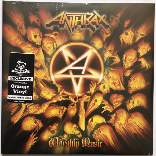 Anthrax Worship Music Newbury Comics Variant Orange Vinyl Record New Sealed - Bild 1 von 7