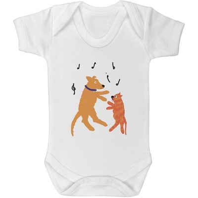 Baby wächst / Bodys ''Tanzender Hund und Katze'' (GR052004)