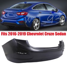 New Primed Rear Bumper Cover For 16-18 Cruze Sedan Wo Sensors Wo Rs Gm1100991 New Primed Rear Bumper Cover For 16-18 Cruze Sedan Wo Sensors Wo Rs Gm1100991